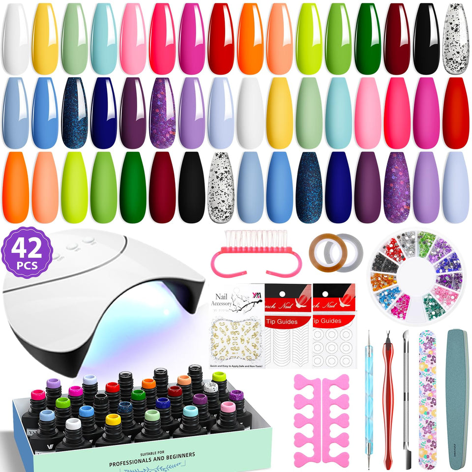 Vanreesa gel nail kit gift box ready for at-home manicures