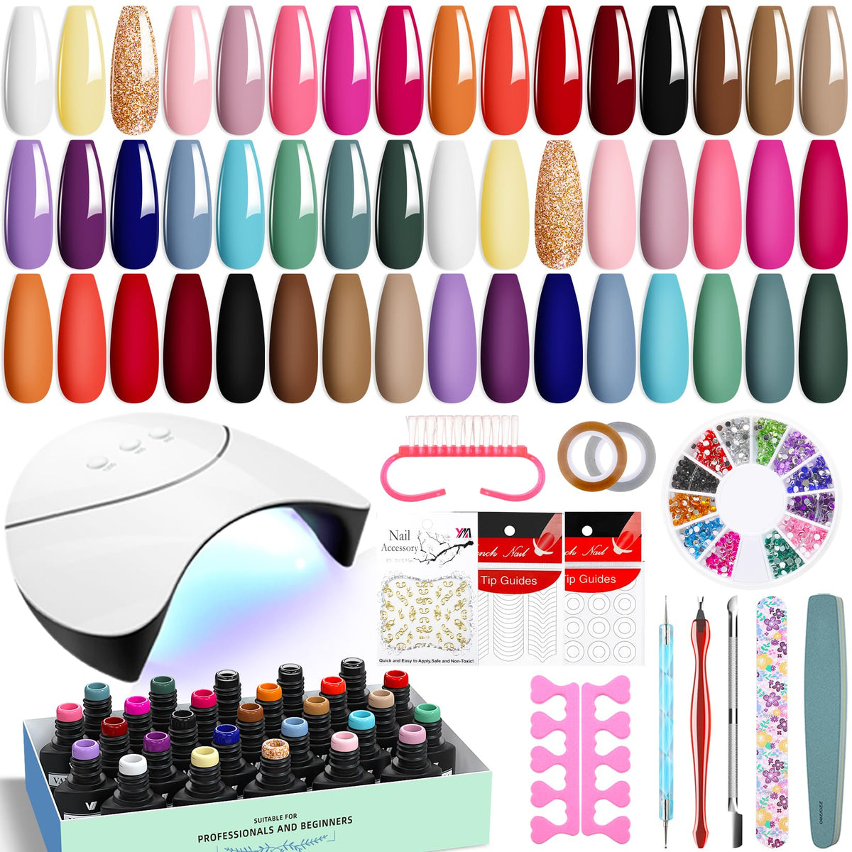 VANREESA gel nail polish kit unboxing for gifting and at-home manicures.