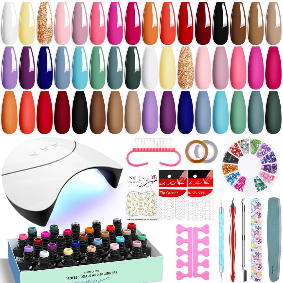 VANREESA gel nail polish kit unboxing for gifting and at-home manicures.