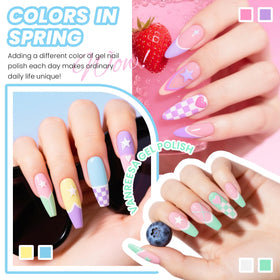 VANREESA glossy top coat delivers high-shine finish and extended wear.