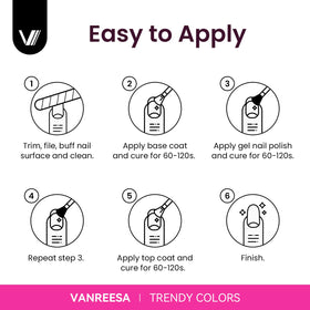 Vanreesa manicure tools kit for precise shaping and filing