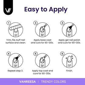 VANREESA organized manicure tools set for neat DIY sessions.