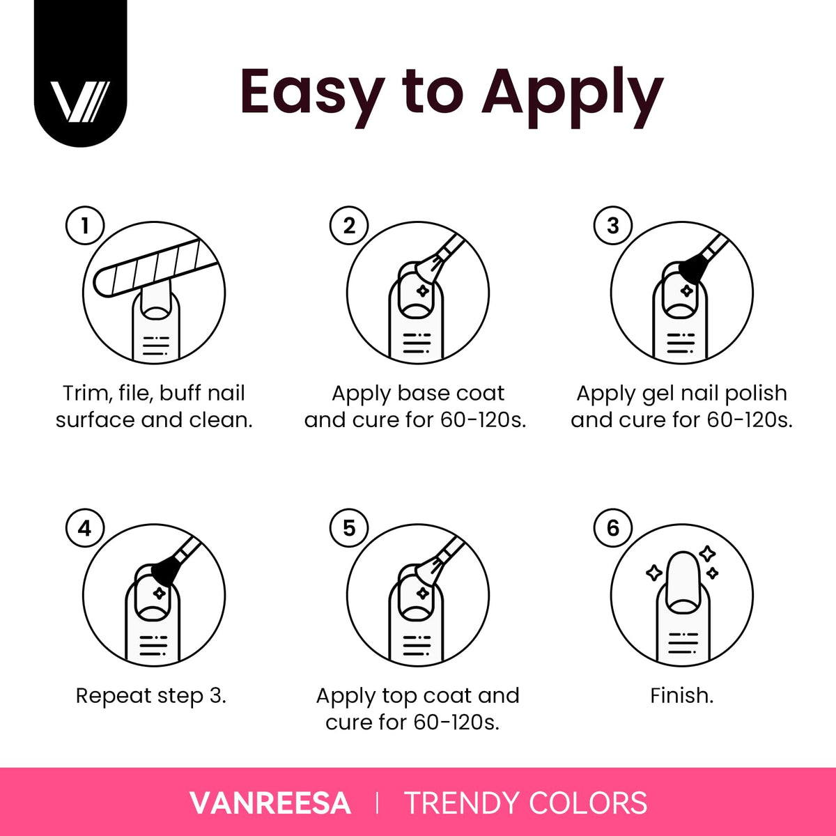 Vanreesa manicure tools complete your DIY nail art routine