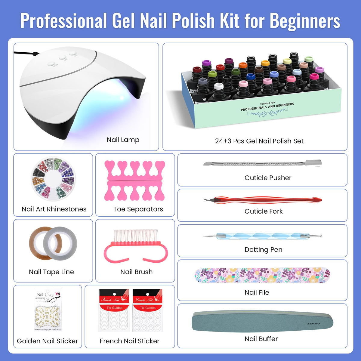 VANREESA manicure tools for easy at-home grooming.
