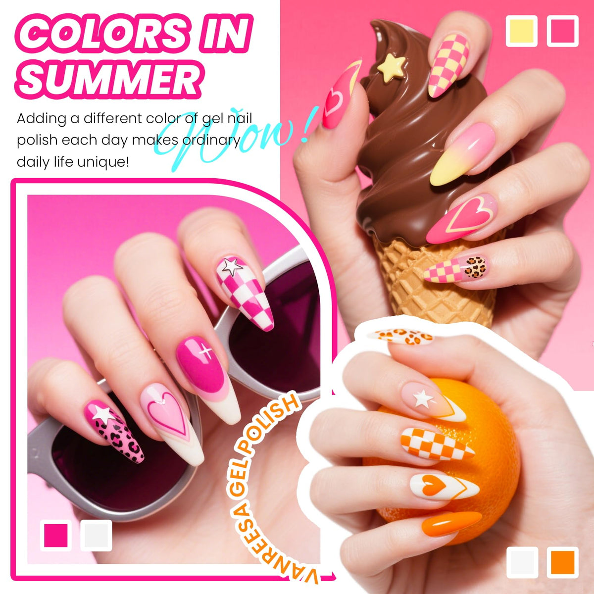 VANREESA matte top coat creates a modern velvety nail texture.