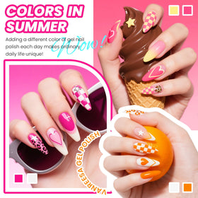 VANREESA matte top coat creates a modern velvety nail texture.