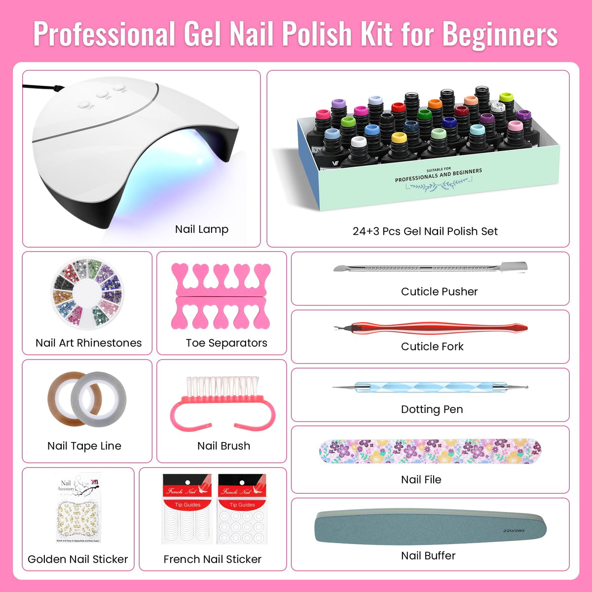 Vanreesa nail art decorations to elevate DIY manicure designs