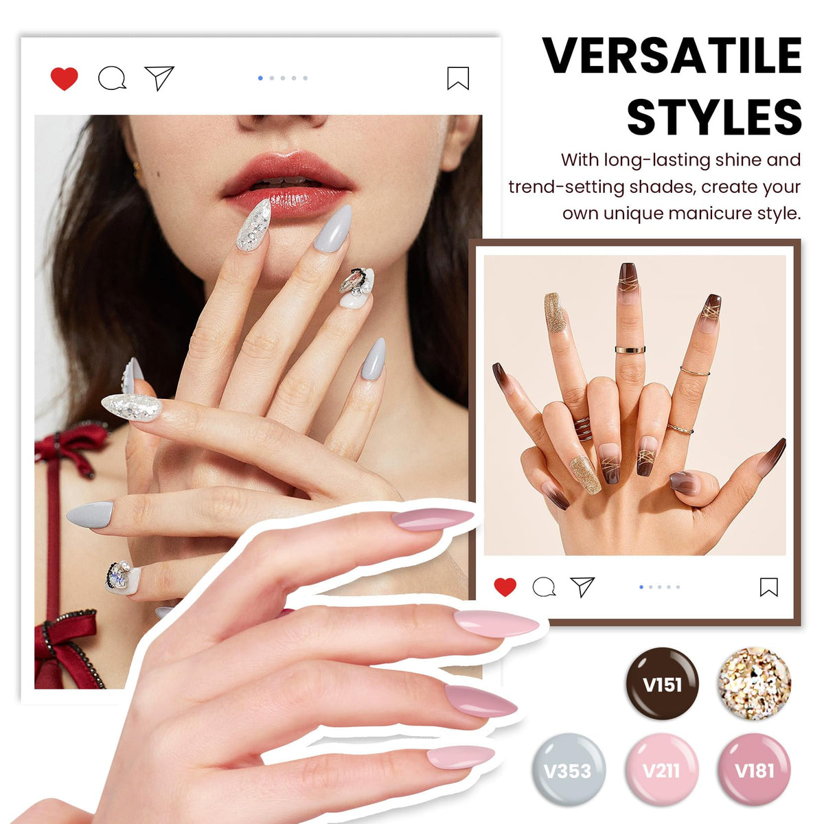 Vanreesa 48W UV nail lamp close-up shows even curing.