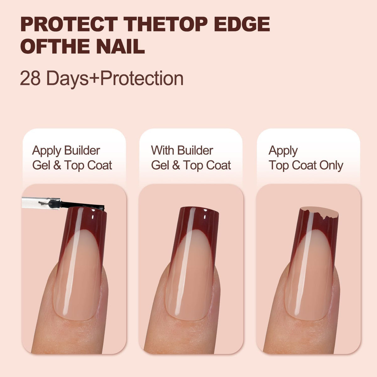 Vansiho 15-size set ensures a precise fit across nail shapes