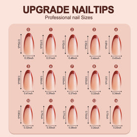 Vansiho press-on nail art finish for DIY manicure results