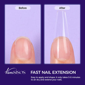 VANSISOS nail forms for easy shaping and custom nail lengths