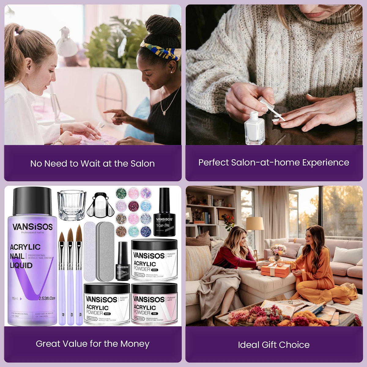 VANSISOS glass pen top coat primer set for finishing touches.