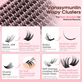 Vanssymunlin Spider Lashes Kit daily-wear ready lightweight feel