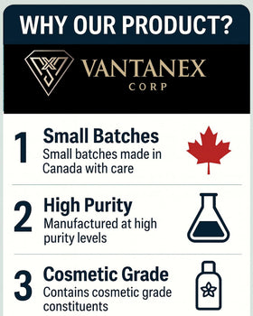 Vantanex RU58841 temperature-controlled storage helps maintain freshness.