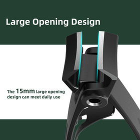 VANWIN nail clippers with anti-slip grip for secure handling.