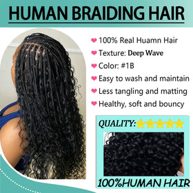 Variedoris deep wave bulk hair 16 to 26 inch length for versatile styling