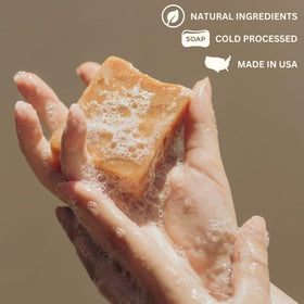 Varina Mens Variety Bar Soap natural ingredients label signals sustainable skincare.