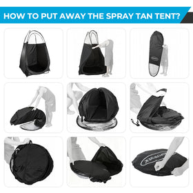 VARIPOWDER outdoor tanning tent ideal for beach, yacht, or vacation use