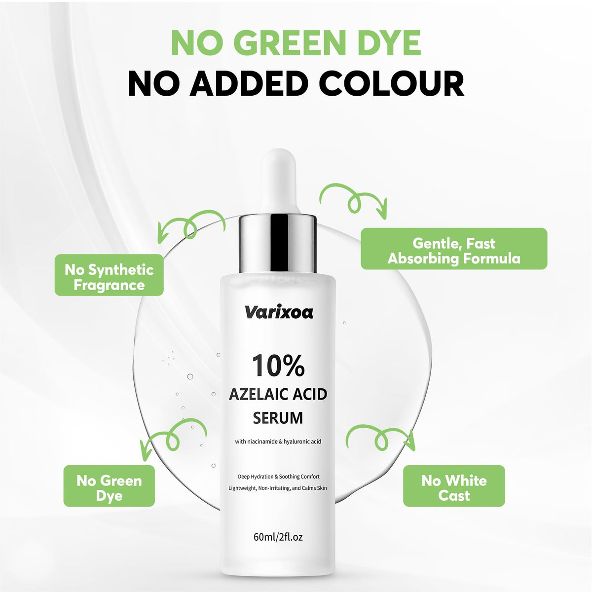 Varixoa fragrance-free label indicates clean, gentle skincare
