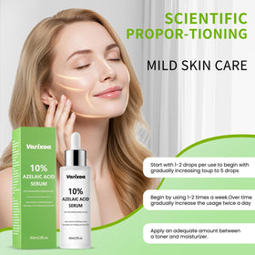 Varixoa bottle with Niacinamide and Hyaluronic Acid icons signal hydrating benefits