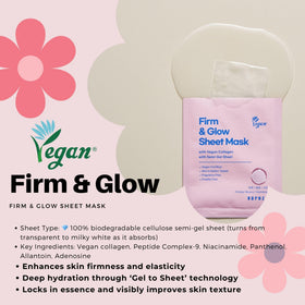 VARUZA Core Brightening mask close-up highlights Niacinamide boosting brightening.