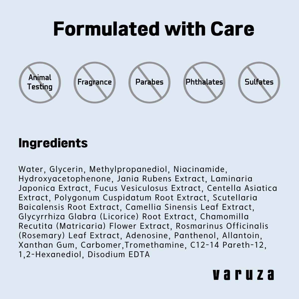 EWG VERIFIED Varuza mask for safe, gentle hydration.