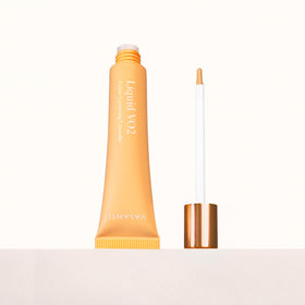 VASANTI Liquid VO2 oil-free, hydrating tube highlights lightweight texture.