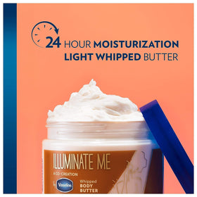 Creamy shea butter and glycerin blend nourishes melanin-rich skin