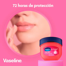 Vaseline Lip Care Rosy Lips purse-ready pack for quick dryness relief.