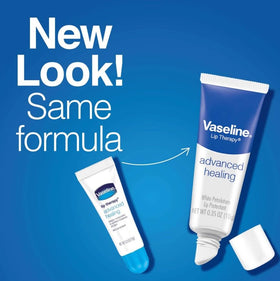 Vaseline Lip Therapy swatch on skin demonstrating hydration