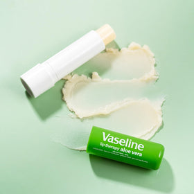 Aloe vera imagery on Vaseline Aloe Fresh packaging