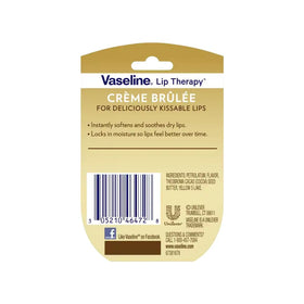 Vaseline Lip Therapy Creme Brulee five-pack, product image highlighting convenience