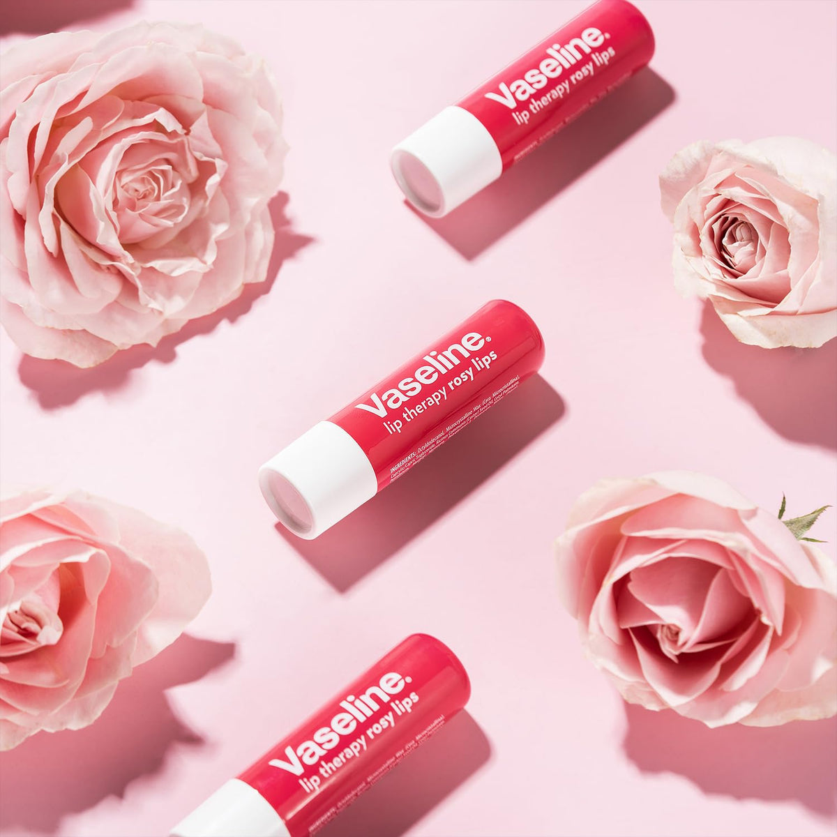 Vaseline Lip Therapy Rosy Lips bulk pack on shelf