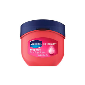 Vaseline Lip Therapy Rosy Lips mini-pack side view for on-the-go hydration.