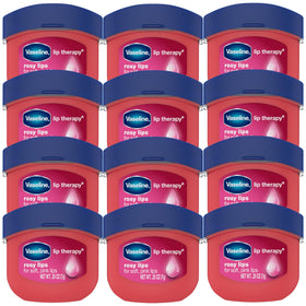 Vaseline Lip Therapy Rosy Lips mini-rose-tinted balm for hydrated lips on the go.