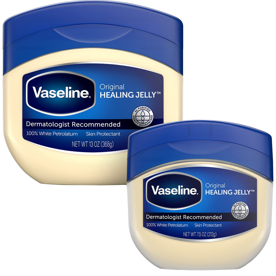 Vaseline Original Healing Jelly 13oz jar for dry skin protection and moisture