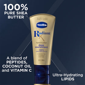 Tropical fragrance on hands while applying Vaseline Radiant X cream