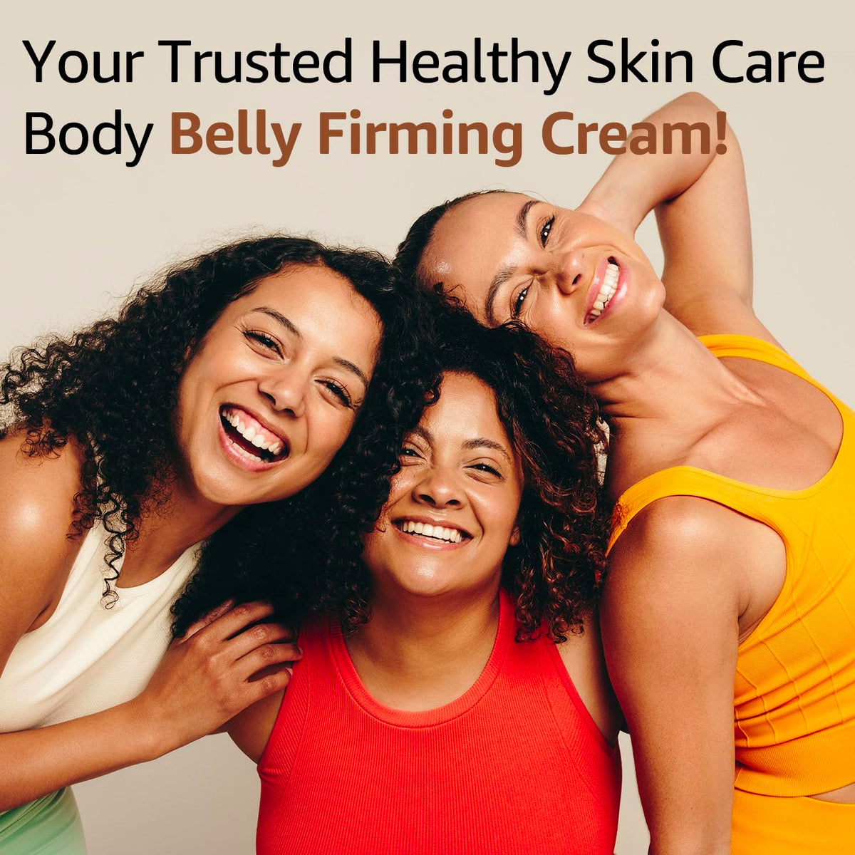 Arms and thighs treated with VASSOUL Lift and Firm Cream for firmer feel.
