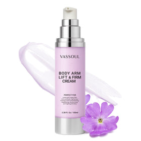 VASSOUL Lift and Firm Arm Cream bottle front view for firmer-looking arms.