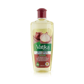 Vatika Naturals Multivitamin Hair Oil bottle close-up showing nourishing formula for healthier hair.