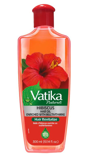 Vatika Naturals Multivitamin Hair Oil bottle pour promotes easy scalp nourishment.
