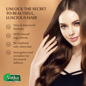 Hair after use looks smoother and shinier with Vatika Naturals Olive mask.