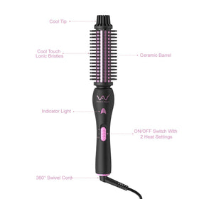 VAV anti-scald design protects fingers during styling.