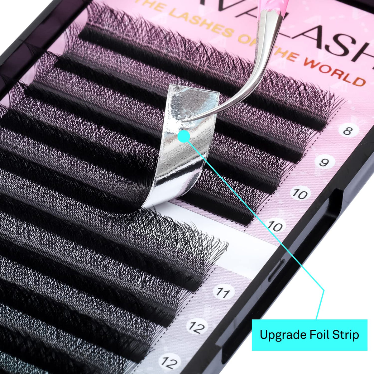 VAVALASH W-shaped 5D premade fans ready for direct application.