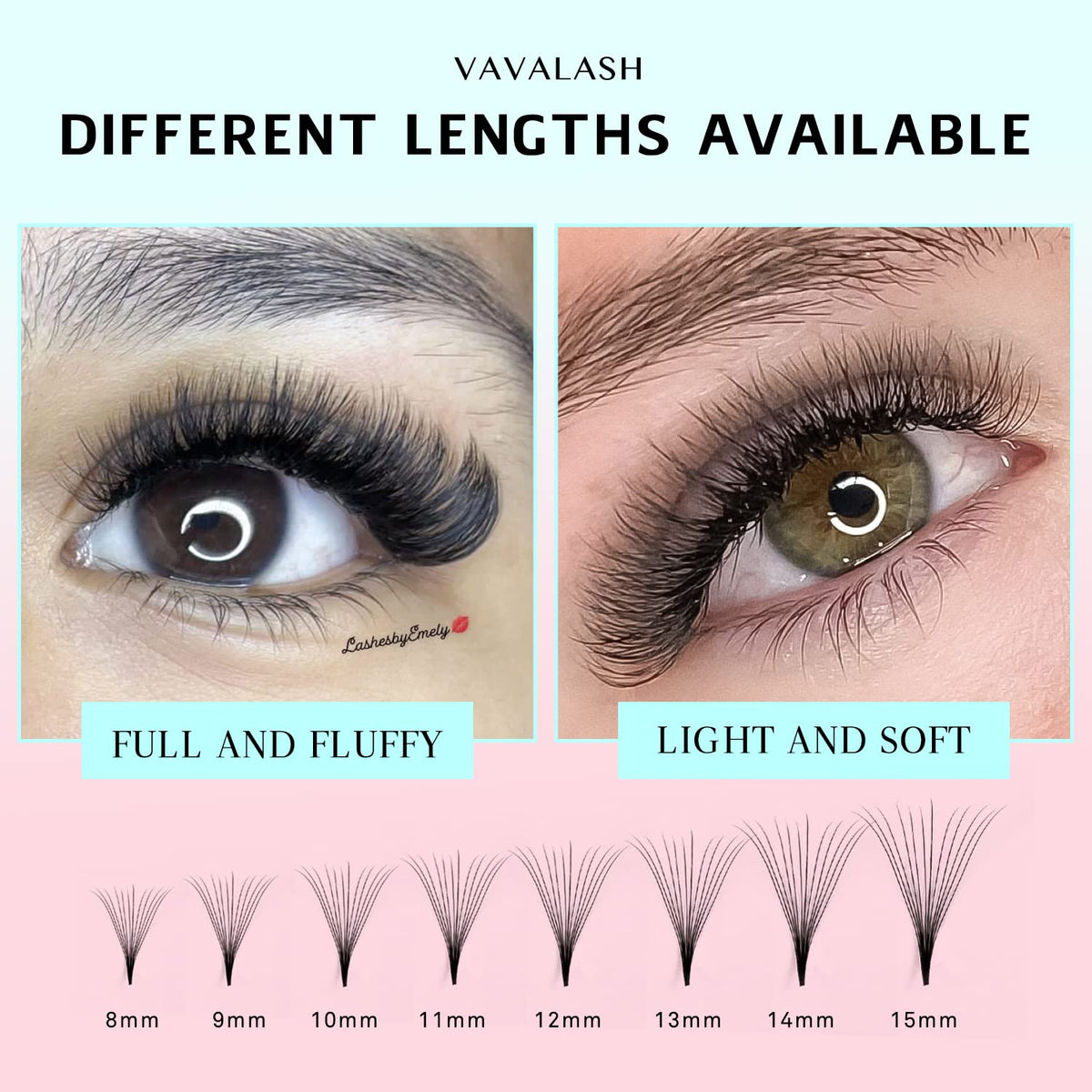 VAVALASH manual baking stable curl ensures consistent lash geometry