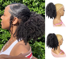 VAVANGA 12inch Marley drawstring ponytail for quick natural-looking updos