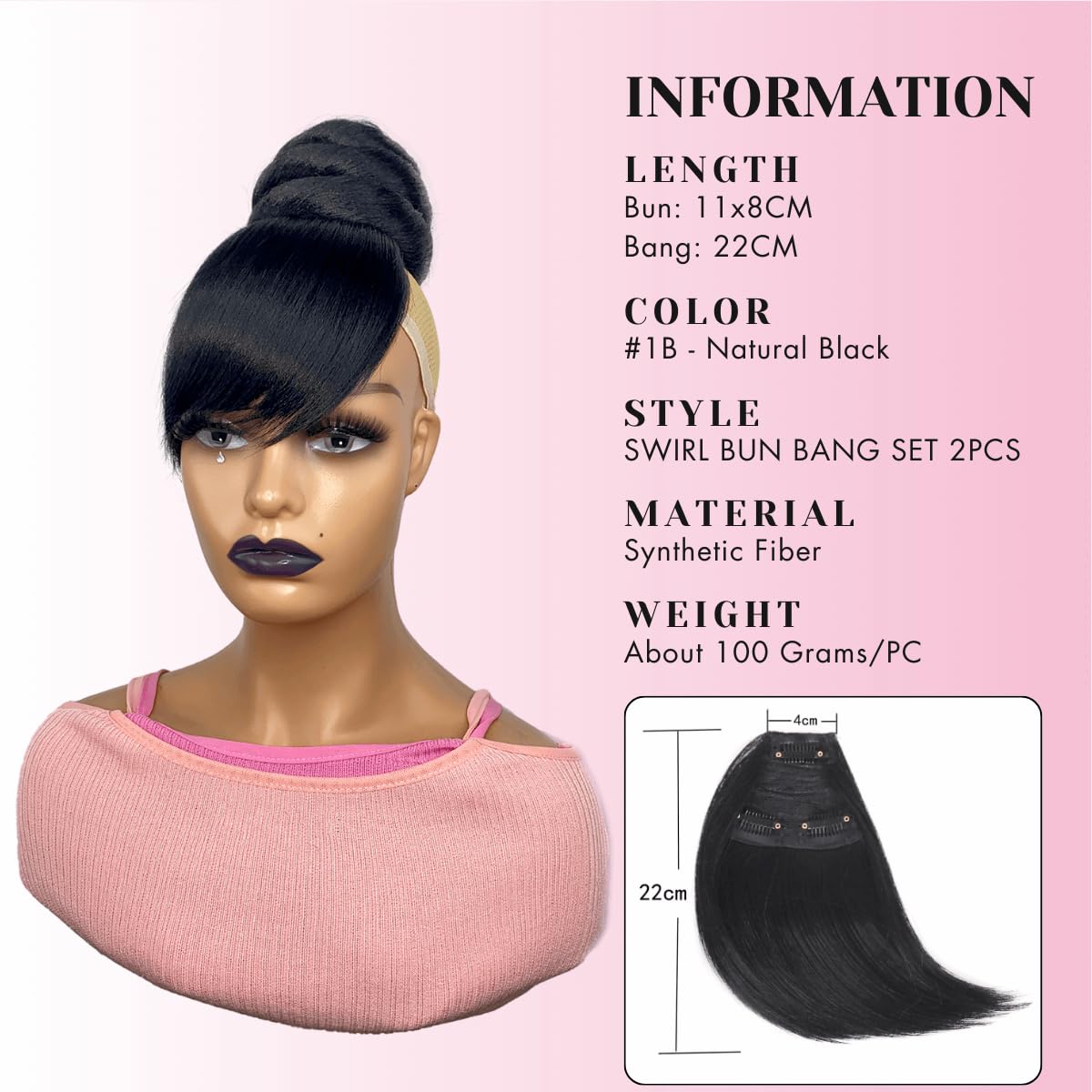 VAVANGA breathable net design bun prioritizes comfort during wear.