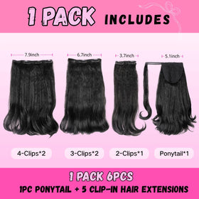 VAVANGA half up half down ponytail for versatile styling