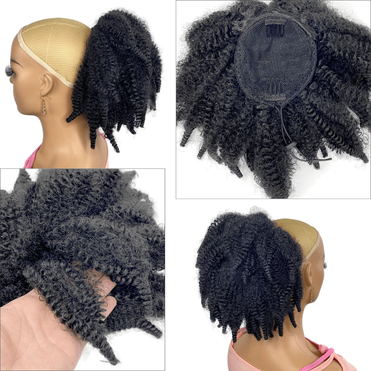VAVANGA Halloween cosplay-ready ponytail adds dramatic texture.