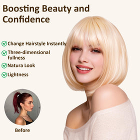 VCAY soft low-tangle wig texture for daily use